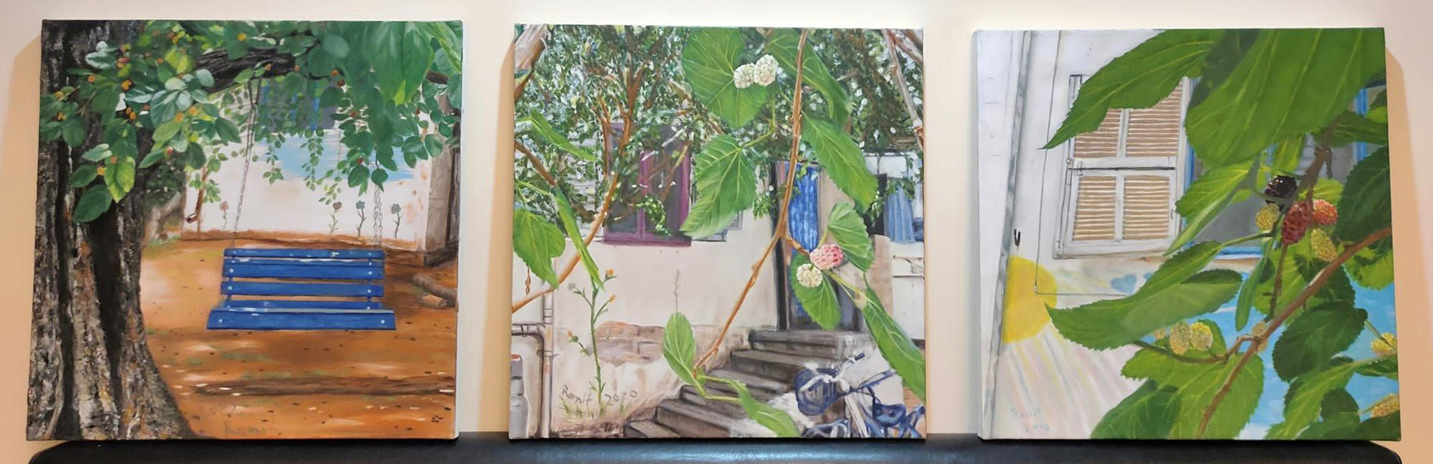 עץ-התות-oil-painting-the-strawberry-tree